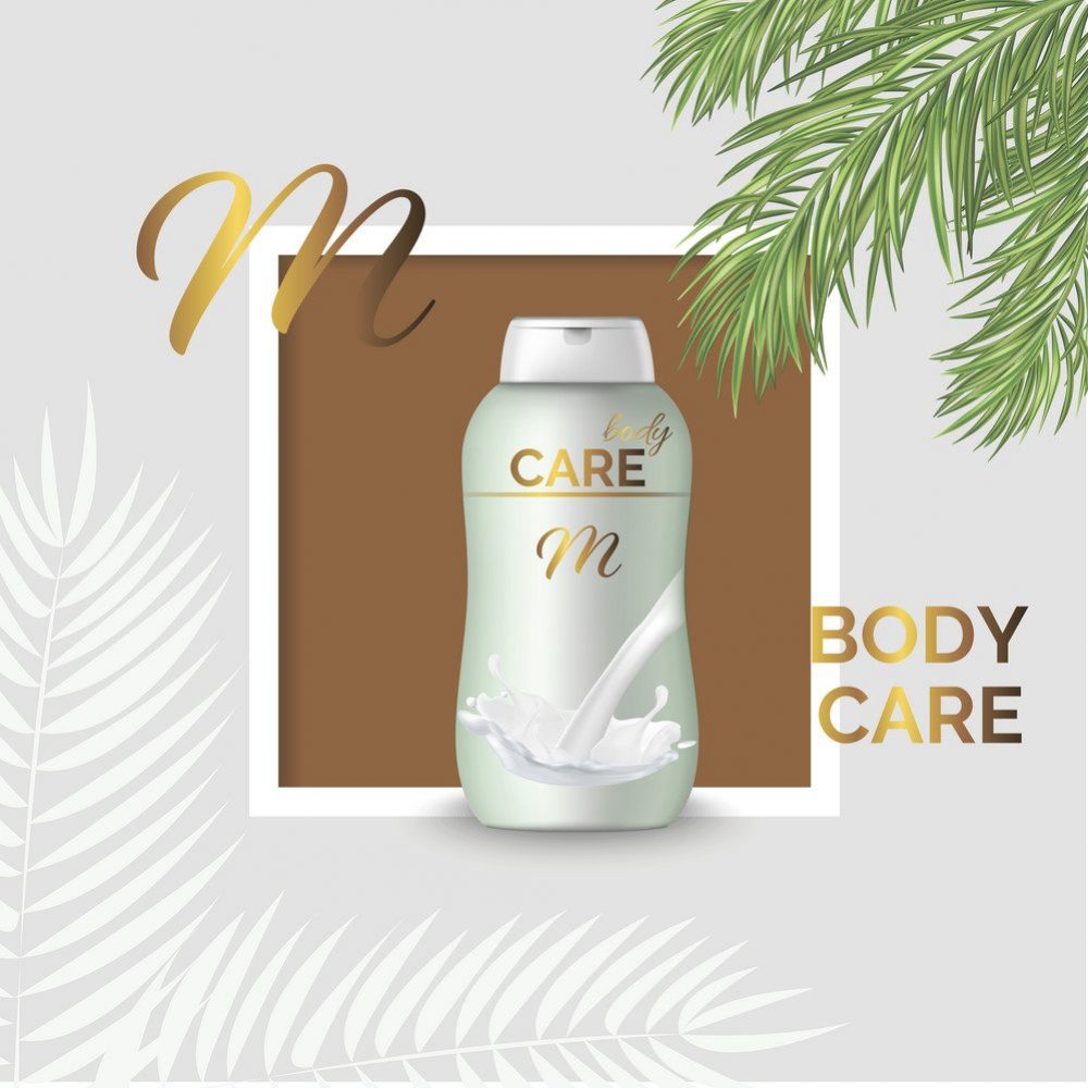 Realistic Detailed 3d Skin Body Care Product Moisturizing Effect Ads Banner Concept Poster Card. Vector illustration
